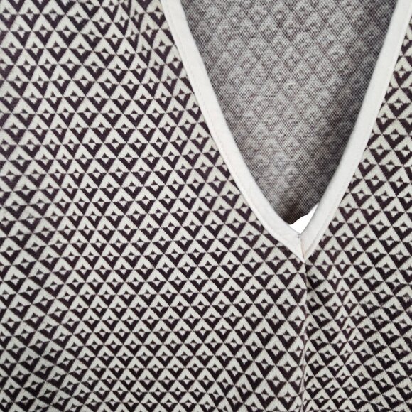 Retro Academia Cottagecore Office Workwear Mini Dress Light Brown Tan Cider M - Picture 9 of 11